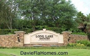 Long Lake Estates in Davie Florida