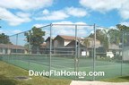 Tennis court at Nova Village in Davie