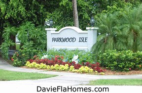 Parkwood Isle in Davie Florida
